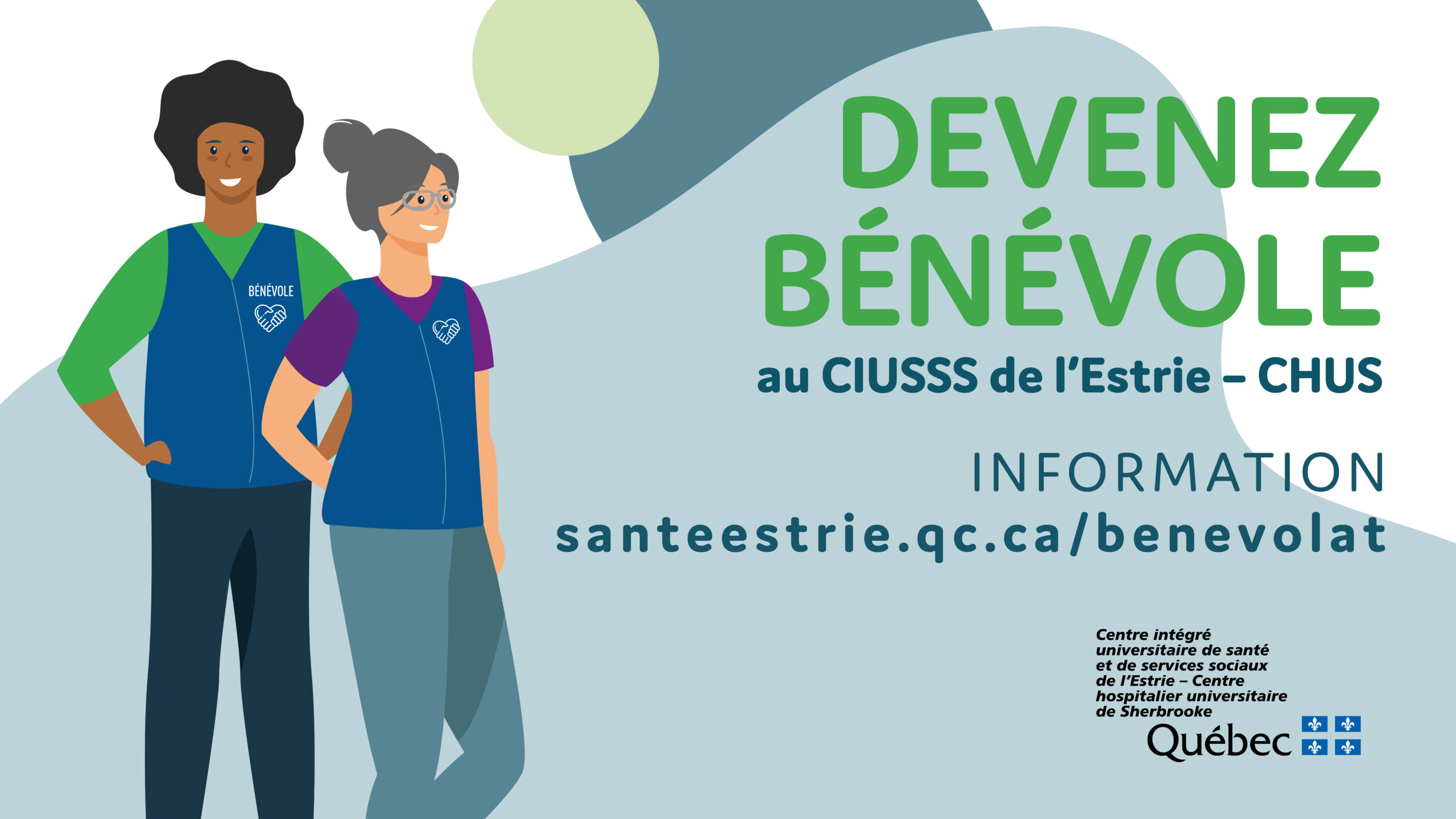 Recrutement bénévoles CIUSSS de l