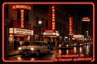 Conférence : Les folles nuits de Montréal ou la naissance de la chanson québecoise des années 50